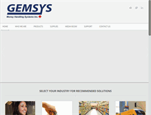 Tablet Screenshot of gemsysinc.com